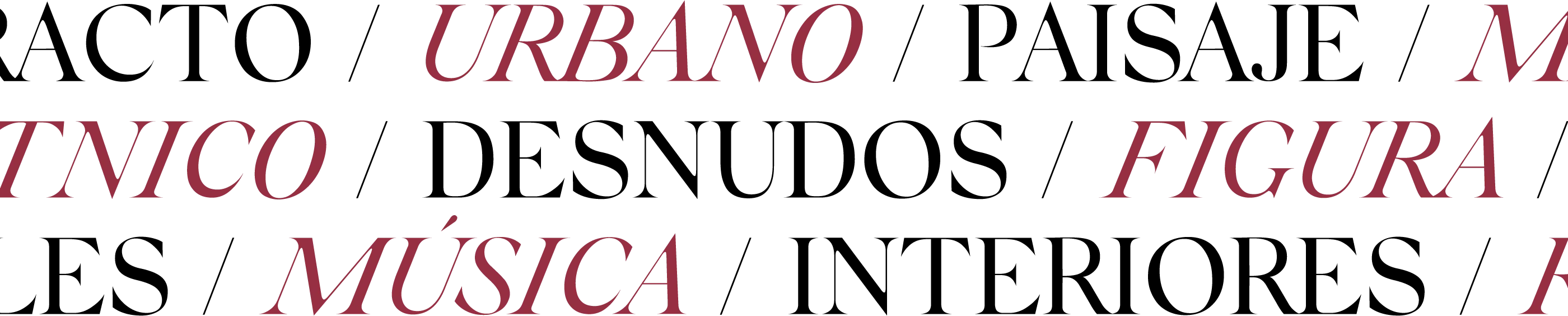 Categorías